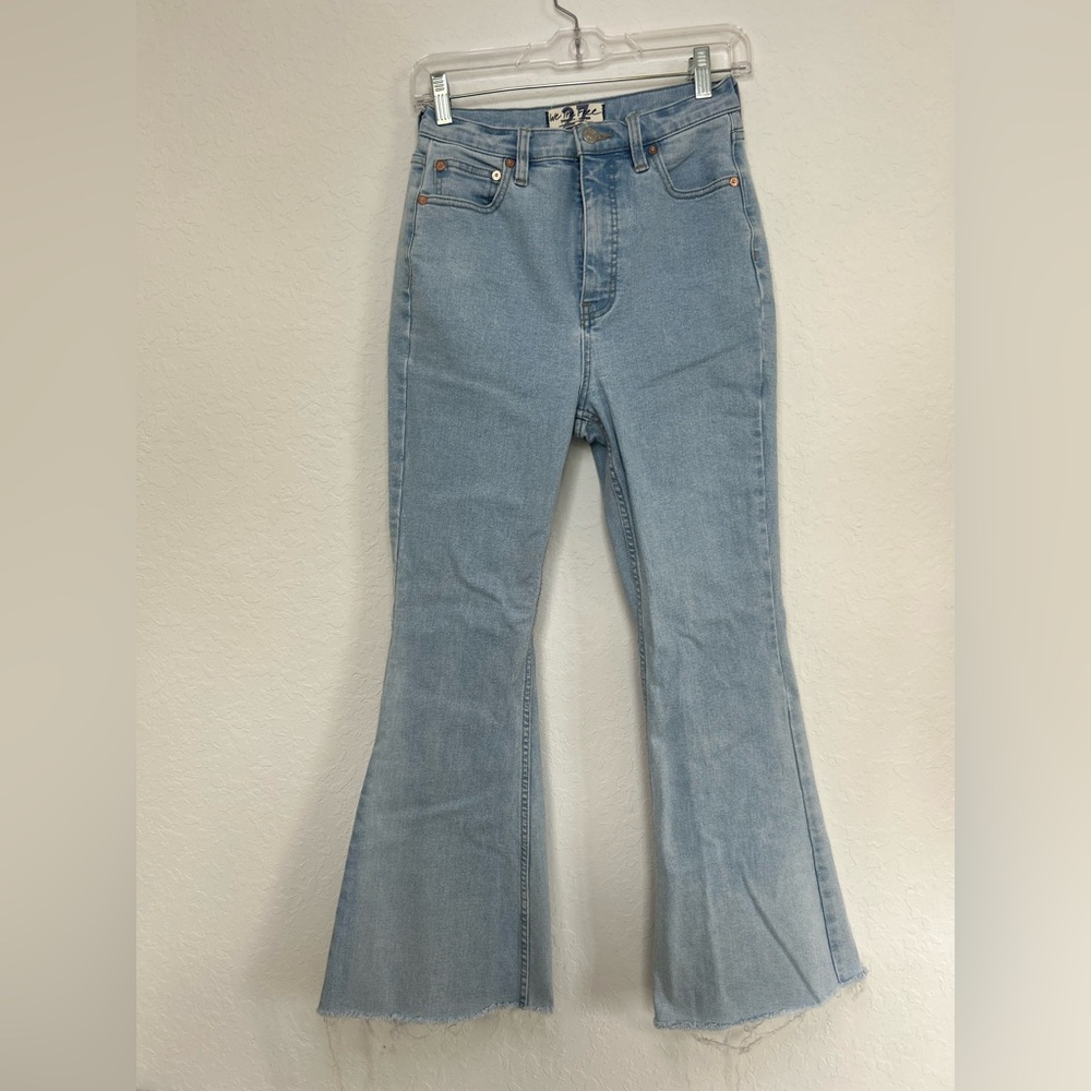 We the free high waist cropped flare jeans